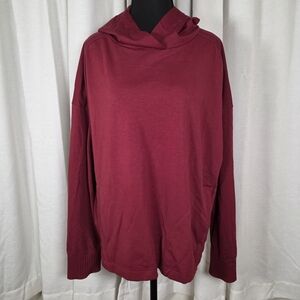 Avia Red Open Back Hoodie | Women’s L